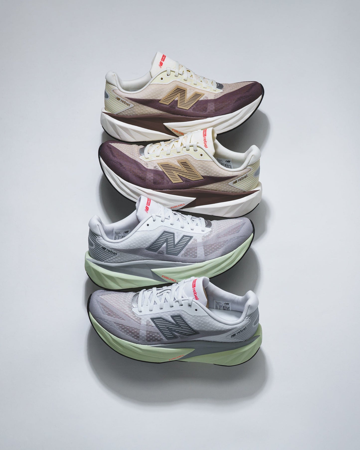 New Balance Men FuelCell Rebel v5 Angora Earth Shadow MFCXLY5
