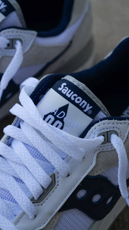 Mens Saucony Shadow 5000 (White/Navy)