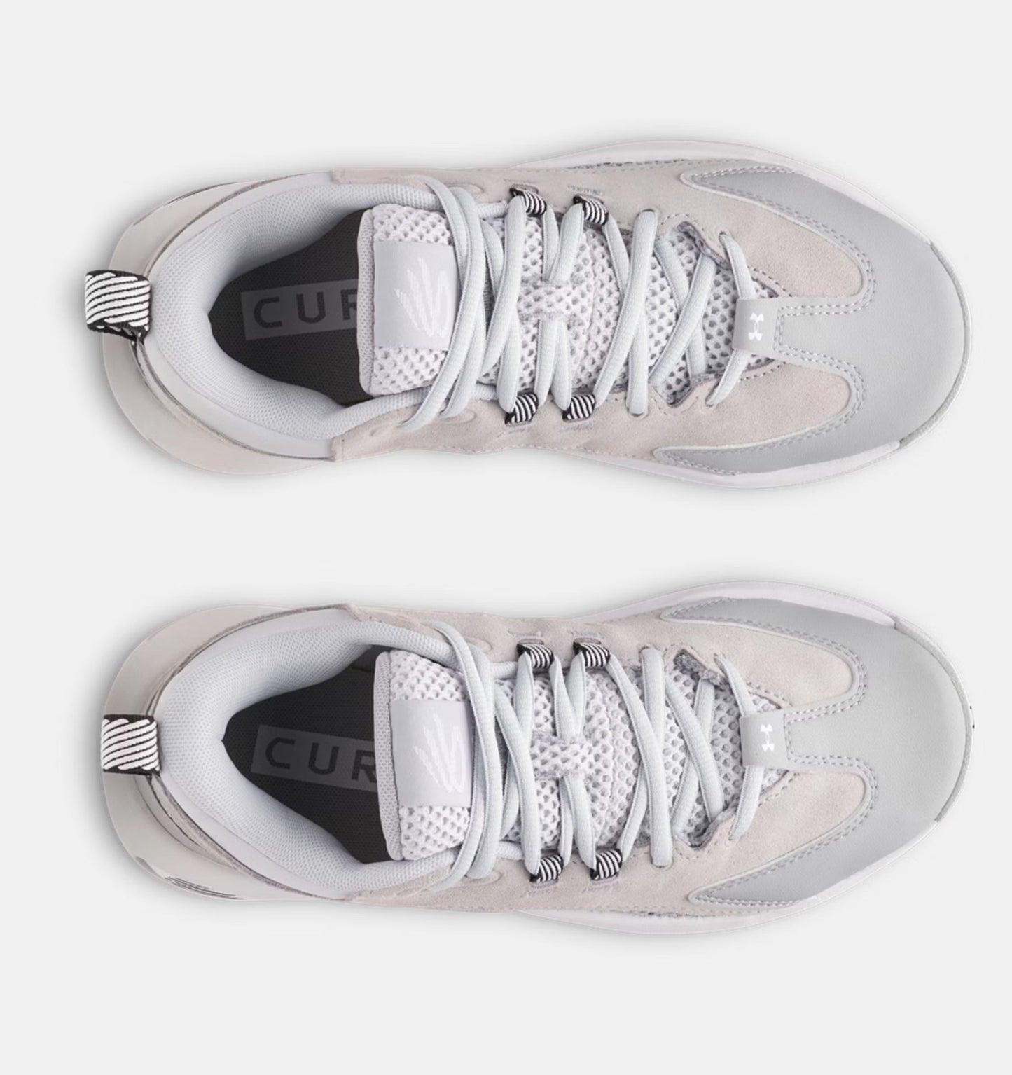 Big Kids' Under Armour Curry 3Z 25 Suede "Halo Grey"