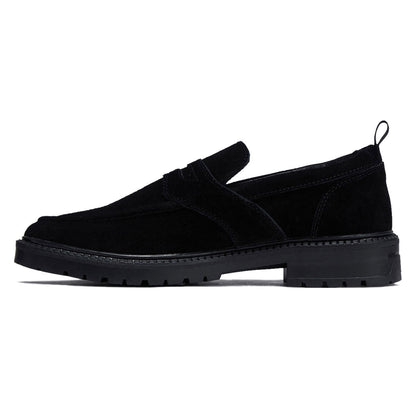 Hours Is Yours Cohiba PD Dollin Lug Loafer Shoes Shoes - Black Suede
