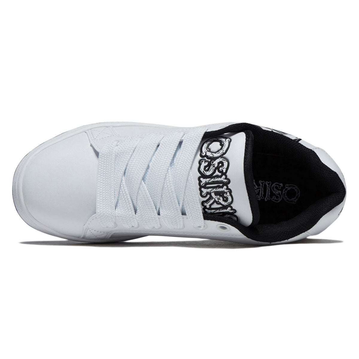 Osiris Troma Alt Shoes - White/Black/Skull