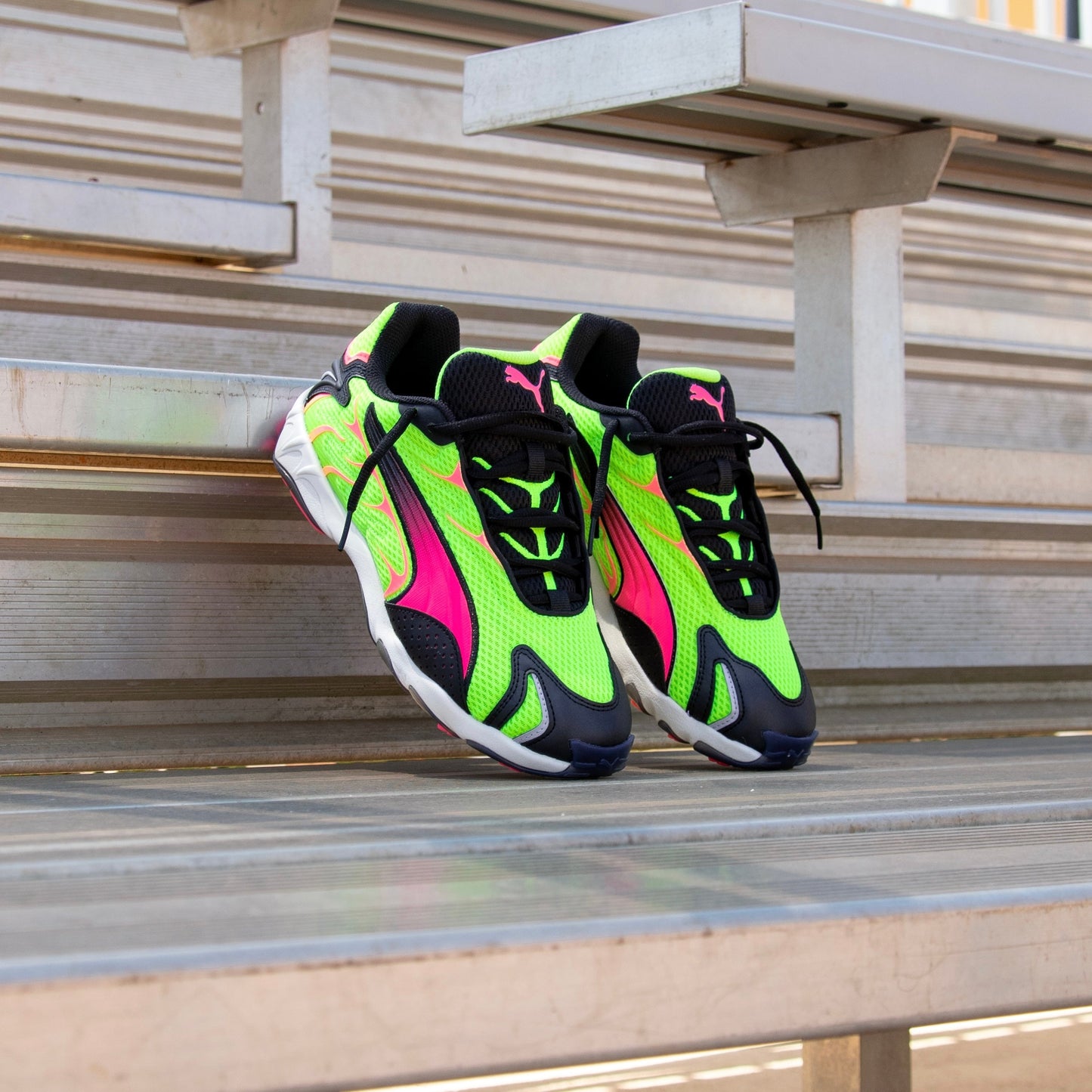 Mens Puma Inhale (Yellow Alert/Sun Struck)