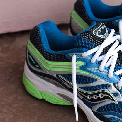Mens Saucony ProGrid Omni 9 (Blue/Lime)