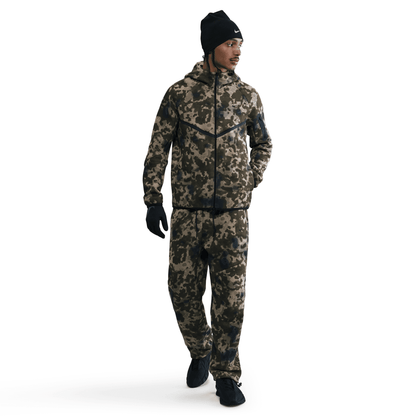 Men's Nike Tech  Full-Zip Fleece Camo Windrunner Jackets