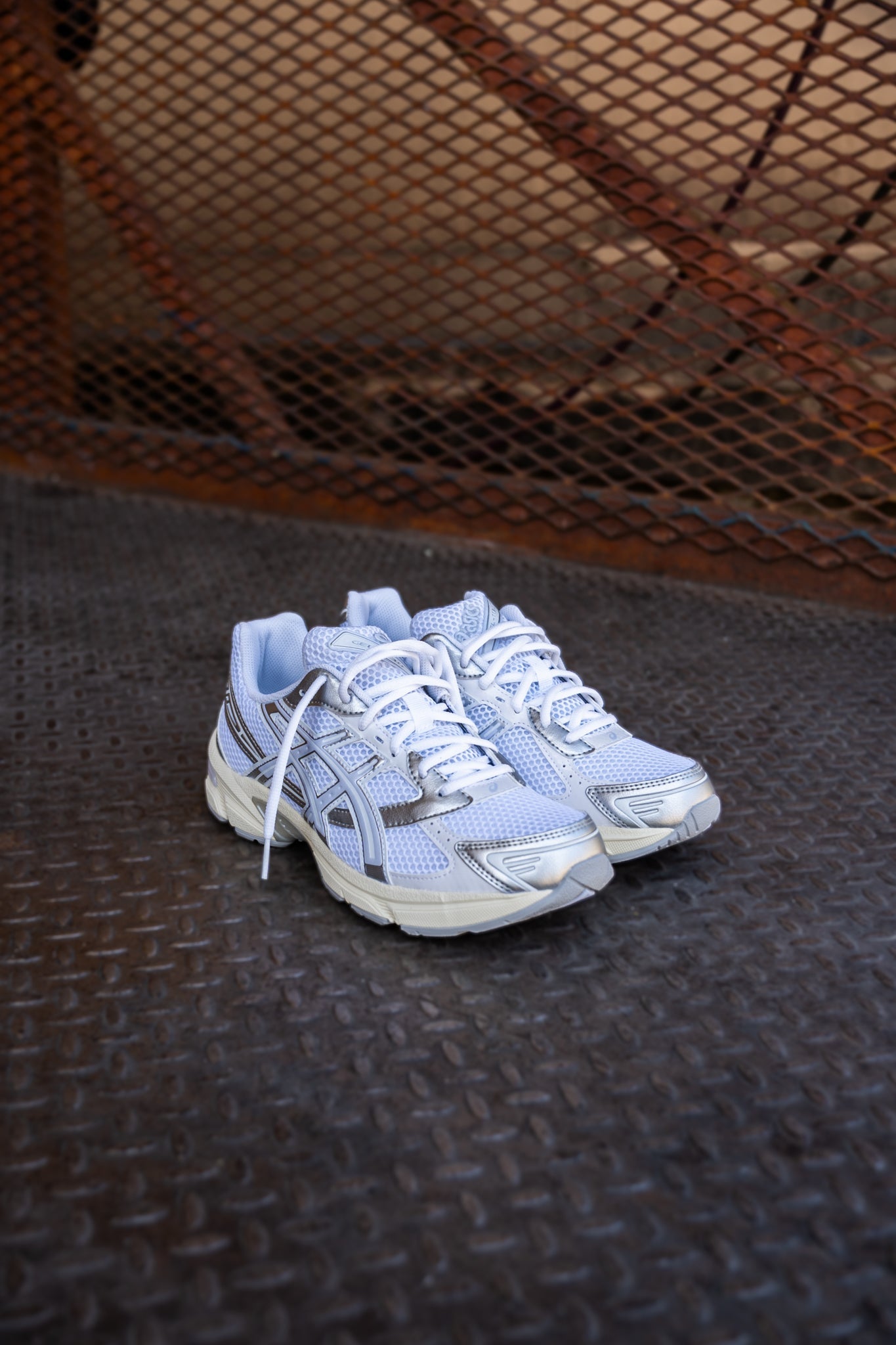 Mens Asics Gel-1130 (White/Blue Fade)