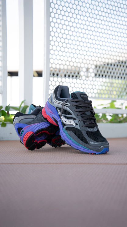 Mens Saucony ProGrid Omni 9 Galaxy (Black/Multi)