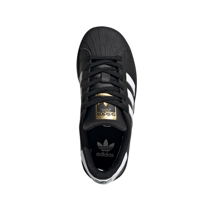 Little Kids' Adidas Superstar C " Core Black Cloud White"