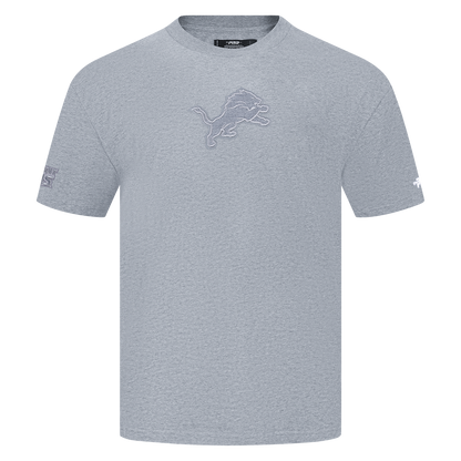 Men's Pro Standard NFL Detroit Lions Reverse French Terry Cotton Jersey Drop Shoulder Tee