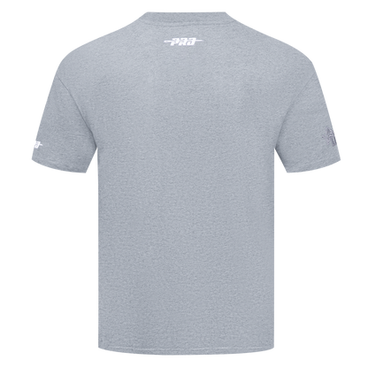 Men's Pro Standard NFL Detroit Lions Reverse French Terry Cotton Jersey Drop Shoulder Tee