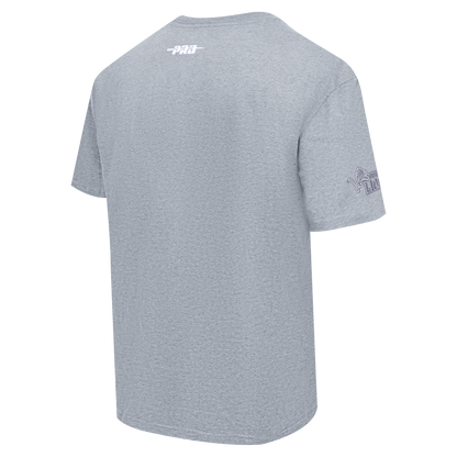 Men's Pro Standard NFL Detroit Lions Reverse French Terry Cotton Jersey Drop Shoulder Tee
