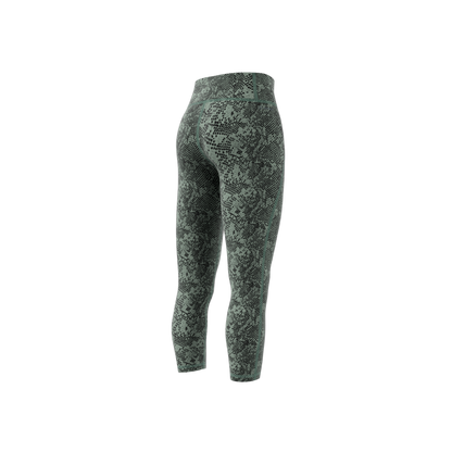 Women's Adidas Stash Pocket Training Animal Print 7/8 Leggings