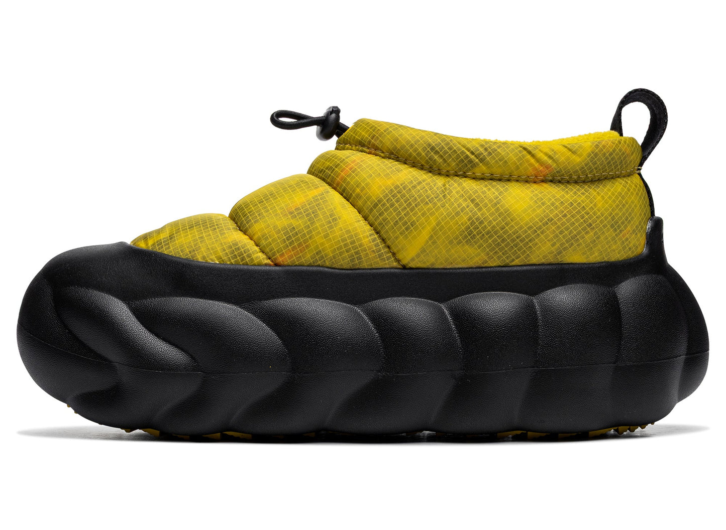 Crocs Overpuff Translucent Shorty in Citrine