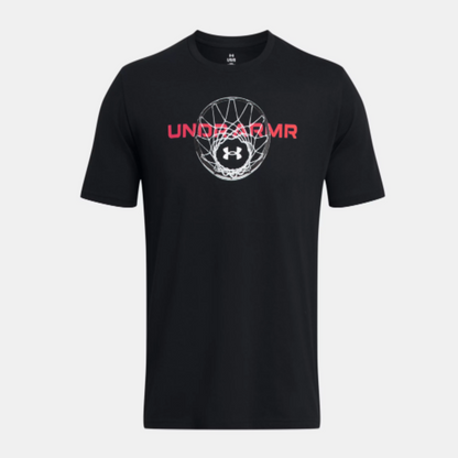 Men's Under Armour Basketball Net Wordmark Short Sleeve