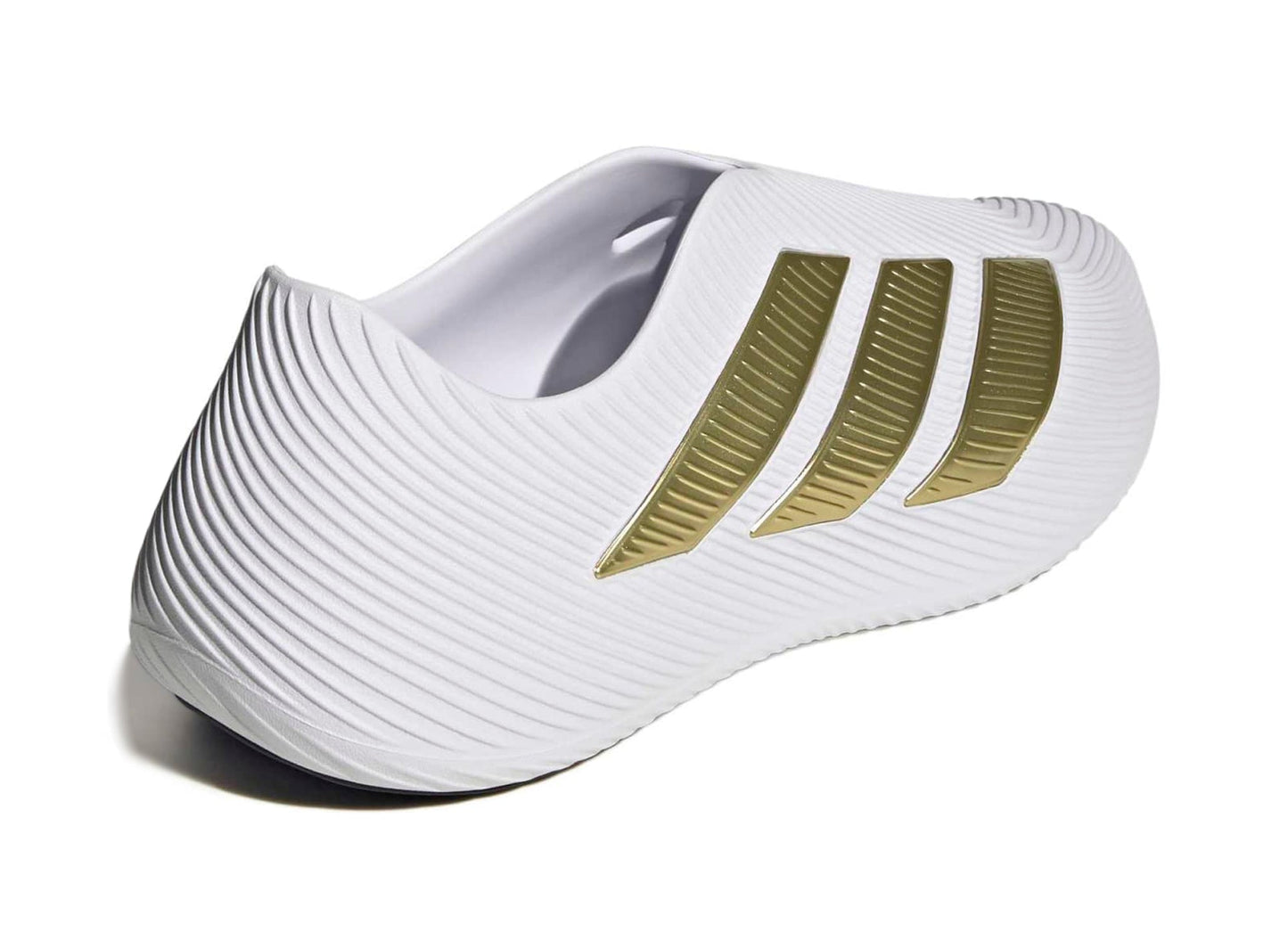 Adidas Purechill Slides in White / Gold Metallic